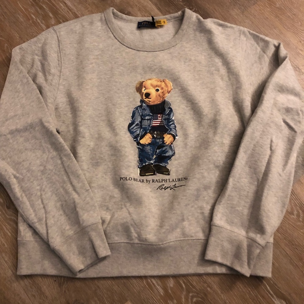 Ladies Ralph Lauren Bear Sweatshirt